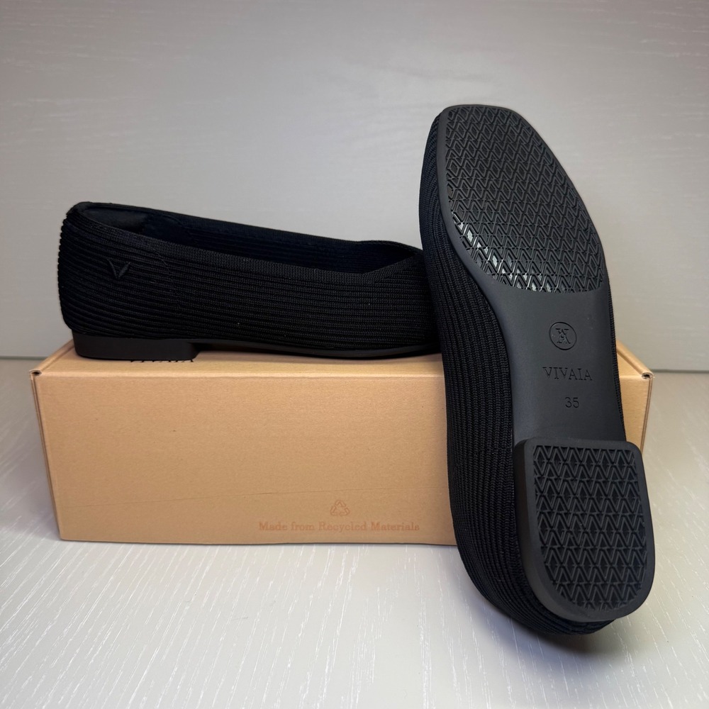 VIVAIA Margot 2.0 Square Toe Flats Black | EU 35 / US 5 - Picture 8 of 10